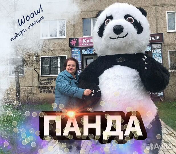 Аниматор Панда, поздравление, на праздник