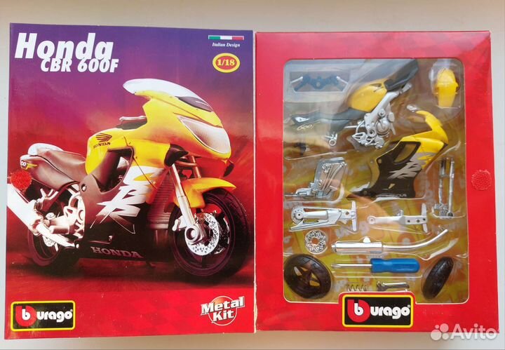 Сборная модель мотоцикла Honda CBR600 1:18