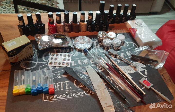 Набор для наращивания ногтей бу