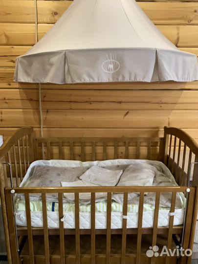 Матрац, подушка,одеяло в кроватку