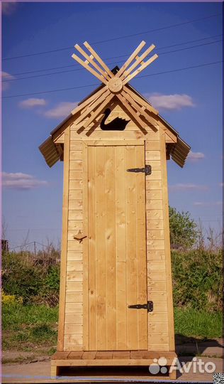 Дачный туалет с установкой