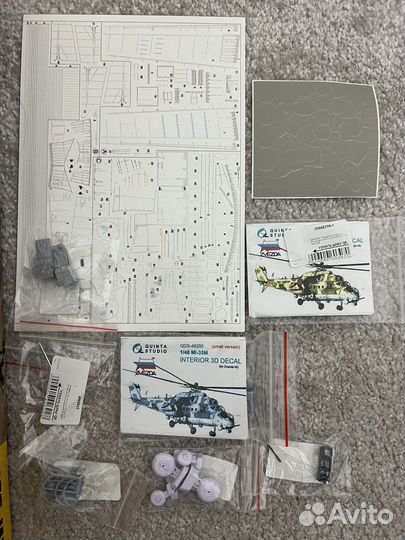 Сборная модель вертолета ми-35 1:48 звезда