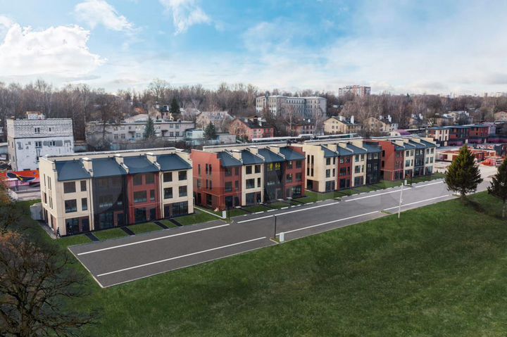 Таунхаус 113 м² на участке 1 сот.