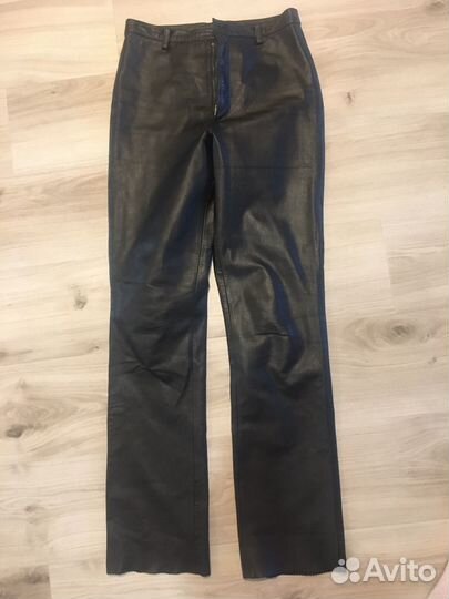 Брюки кожаные