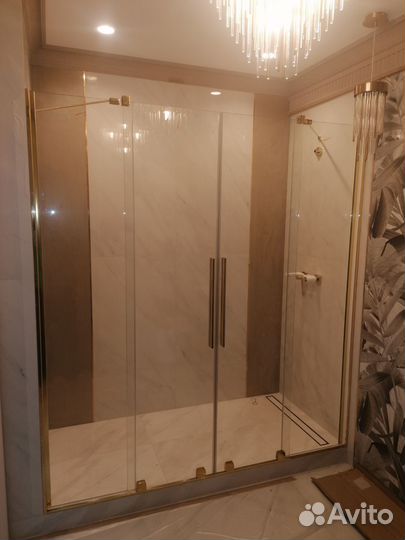 Установка душевого ограждения