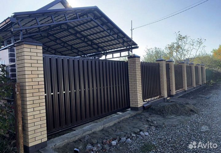 Откатные ворота Гаражные