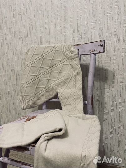 Вязаный костюм детский