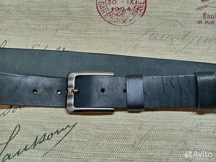 Кожаный ремень (ручная работа)