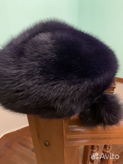 Берет женский норковый
