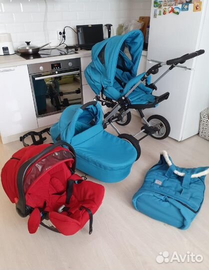 Коляска teutonia 3 в 1 Германия немецкая