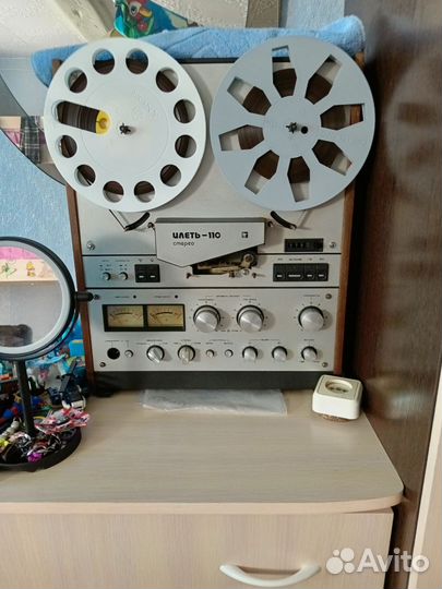 Катушечный магнитофон, романтика 222