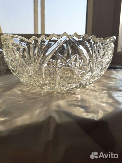 Хрустальные салатники СССР