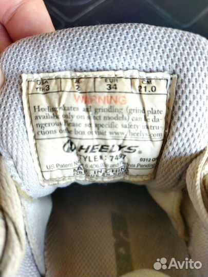 Кроссовки с колёсиком Heelys р. 34