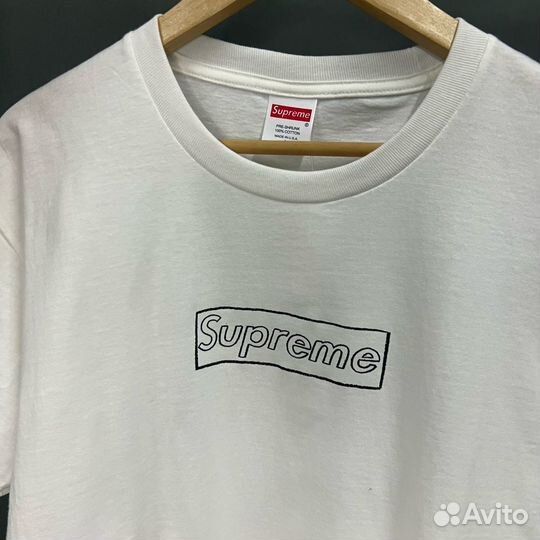 Футболка Supreme Kaws Box Logo Tee