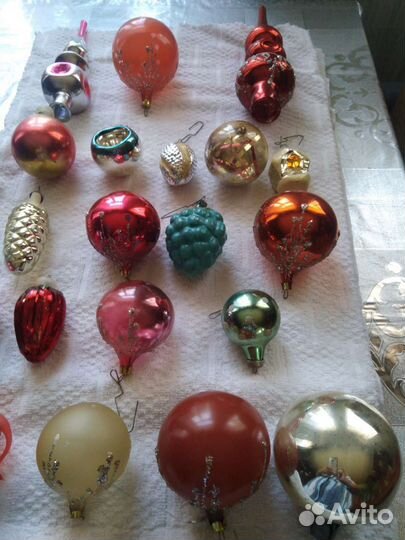 Елочные игрушки СССР одним лотом