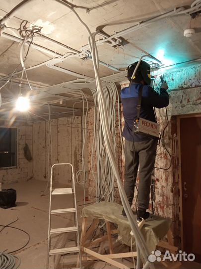 Электрик. Все виды работ. Замена проводки