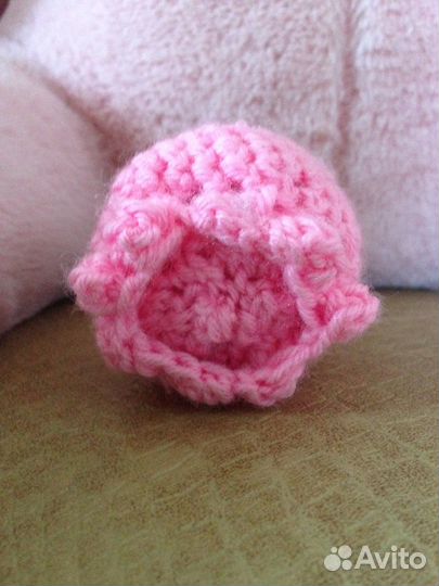 Мягкая игрушка, вязаный осьминог