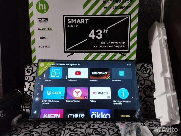 Новые Смарт телевизоры Hi vhix-43F169MSY