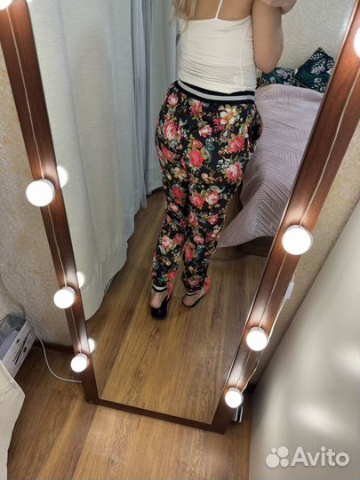 Яркие летние спортивные брюки штаны 44-46