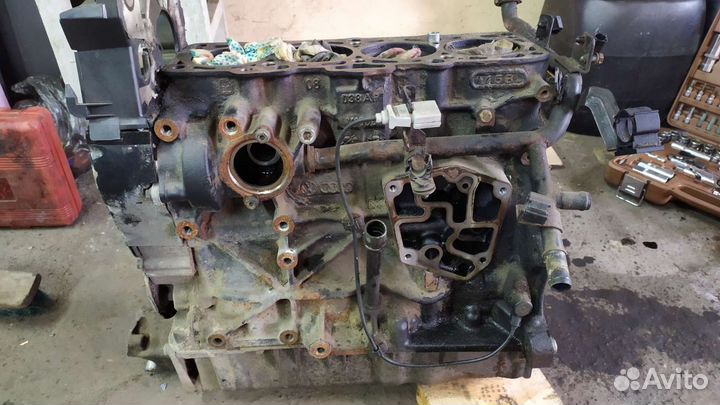 Блок двигателя BVK 1,9 TDI VW Sharan