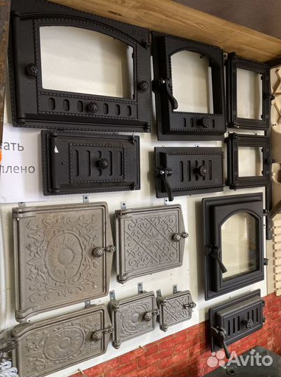 Чугунные дверки для печей и каминов