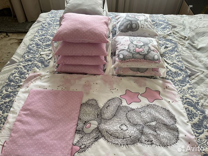 Бортики в детскую кроватку