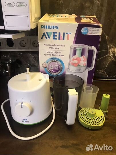 Пароварка блендер philips avent 2 в 1