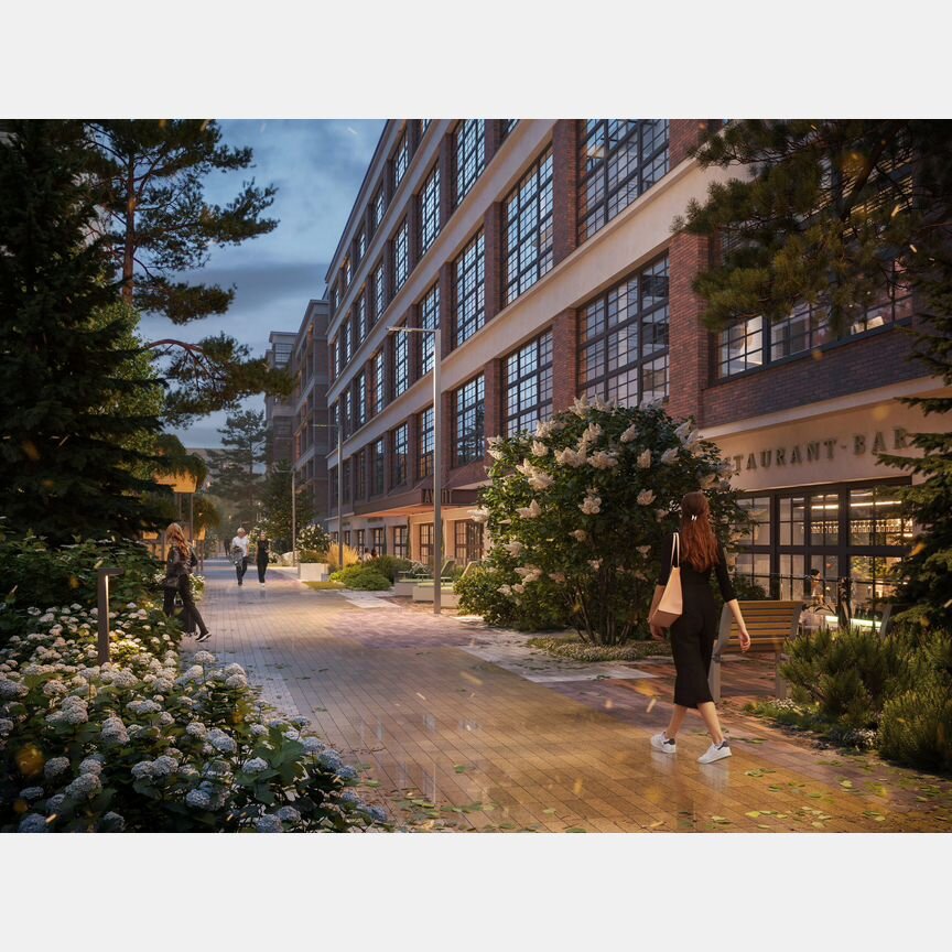 1-к. апартаменты, 54,9 м², 4/5 эт.
