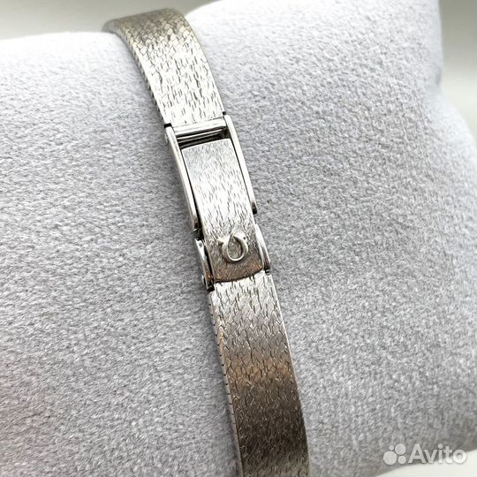 Золотые часы Omega с бриллиантами 0,64ct 750 пробы