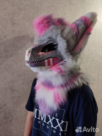 Маска раптора фурри фурсьют