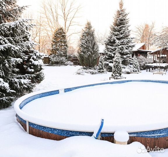 Каркасный бассейн. Лиственница. 3 метра