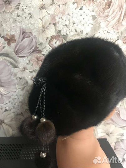 Шапки меховые, воротник норка