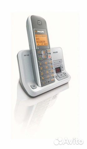 Philips se435 цифровой беспроводной телефон