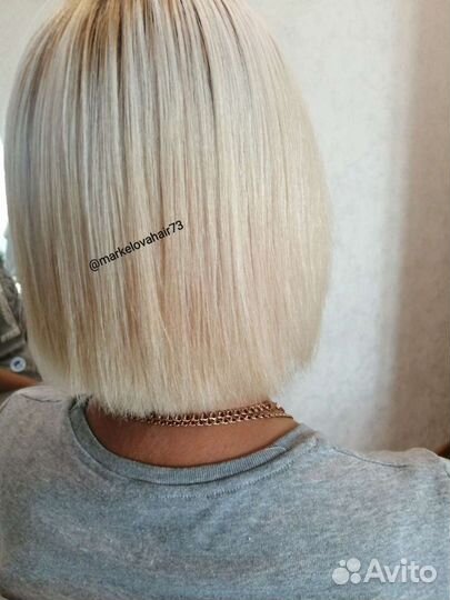 Кератиновое выпрямление /botox для волос