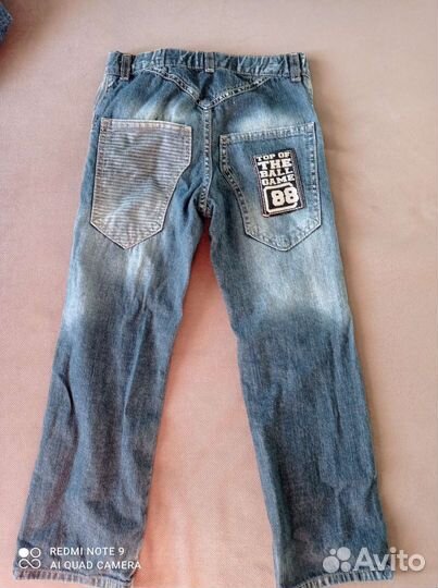 Вещи пакетом на мальчика (джинсовые)