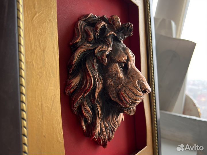 Барельеф из бронзы на стену