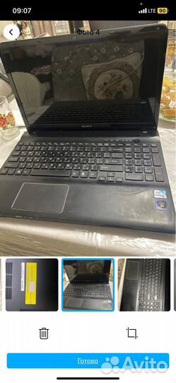 Ноутбук Sony vaio