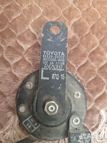 Звуковой сигнал на короллу, оригинал