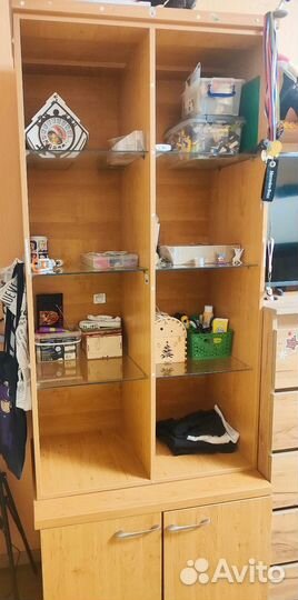 Стеллаж и шкаф