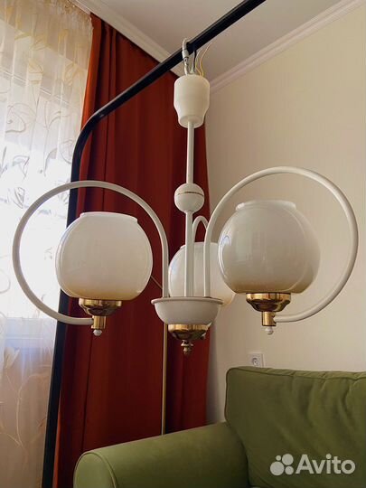 Люстра и бра винтаж шары СССР 90е