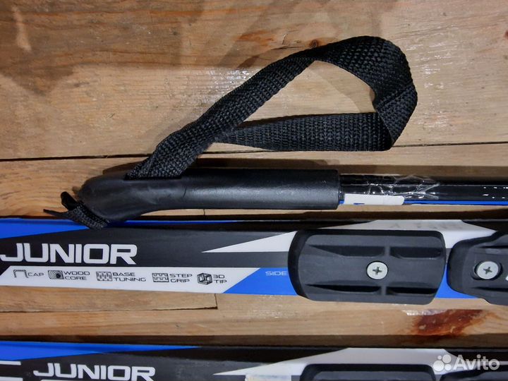 Беговые лыжи nordway 130 + палки + ботинки 31р