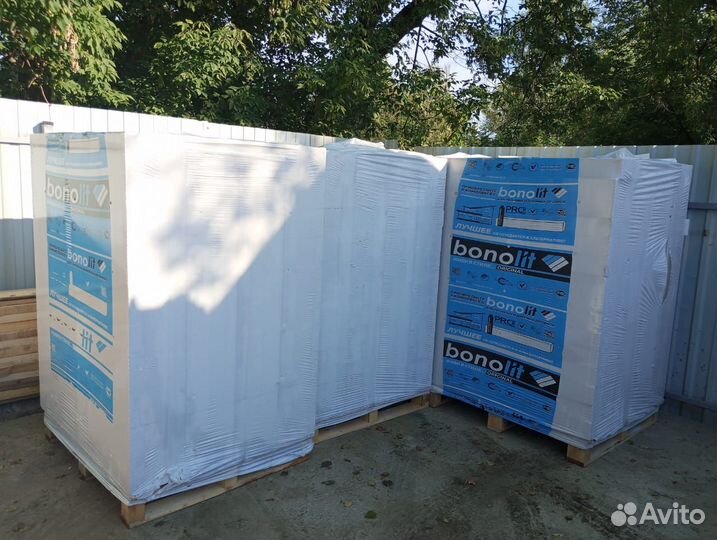 Газоблоки, Пеноблоки с завода Бонолит