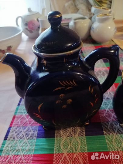 Чайник заварочный Гжель, СССР