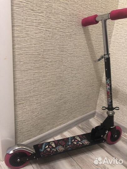 Самокат детский двухколесный для девочки