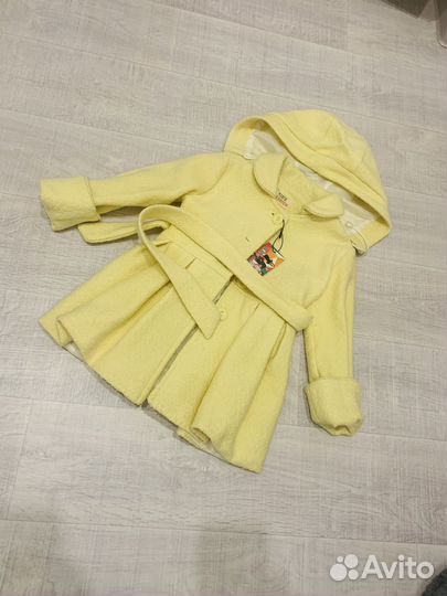 Пальто драповое новое 86-92