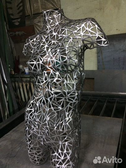 Бюст из металла лофт