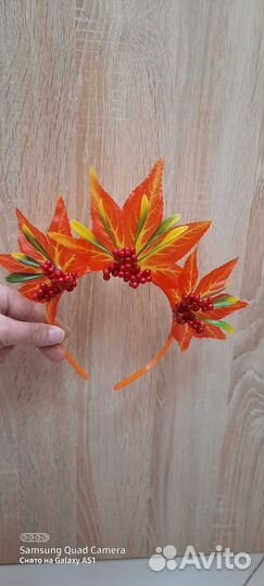 Ободок «Золотая осень»