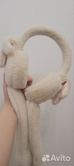 Наушники меховые с двигающимися ушками