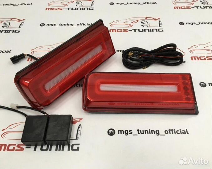 Комплект оптики + зеркала Mercedes w463 стиль 2018