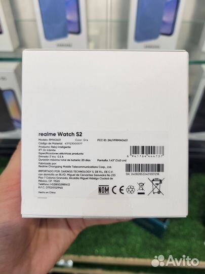 Смарт часы realme watch s2 чёрные металлические